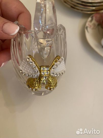 Хрустальная икорница