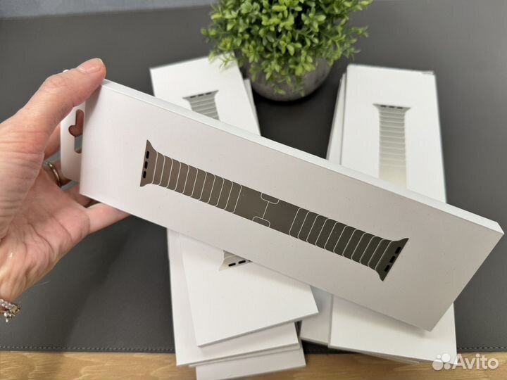 Оригинал Apple Watch Link Bracelet Natural ремешок