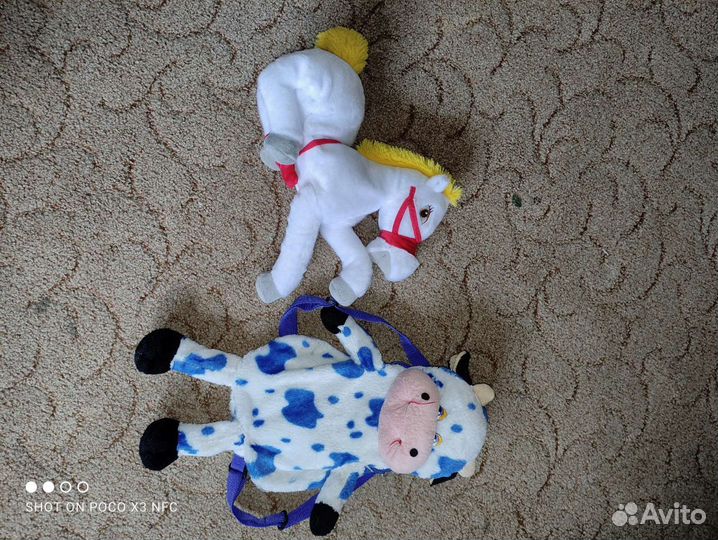 Рюкзак детский, на замке игрушки