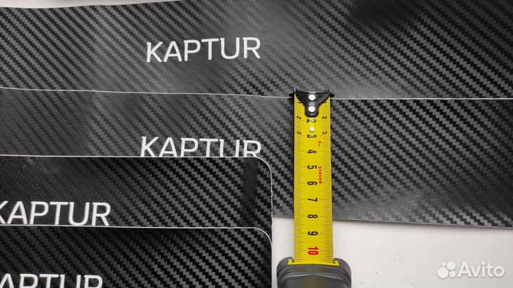 Накладки на пороги карбон