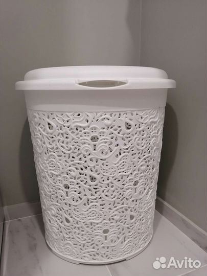 Корзина для белья плетёная 50 л