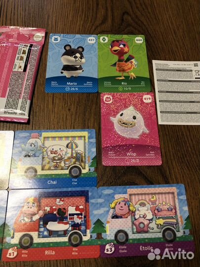 Animal Crossing Amiibo Cards Sanrio Амибо Карточки