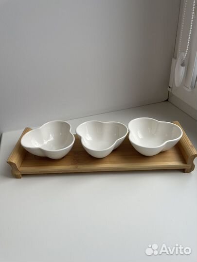 Менажница набор салатников на подставке
