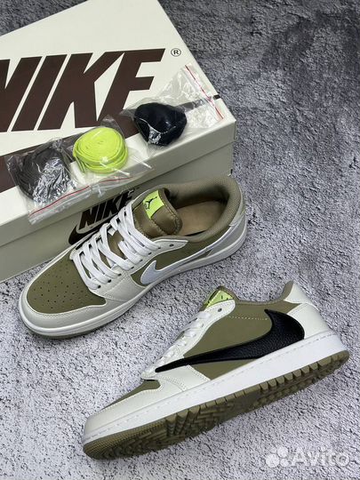 Кроссовки мужские nike air jordan travis Scott