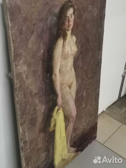 Картина Обнажённая Девушка. Живопись (Ч)