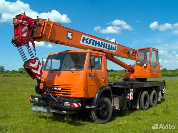 Услуги автокрана 25 тонн