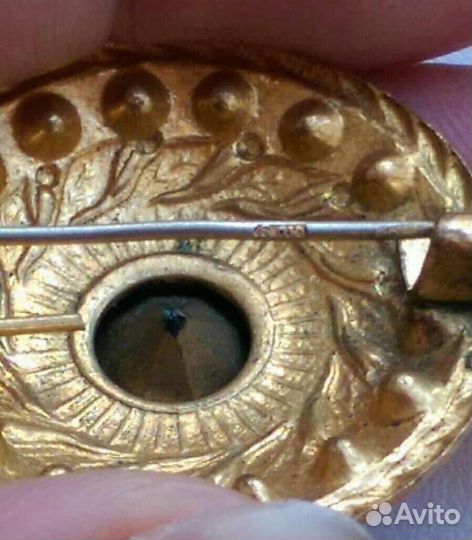 Брошь СССР клеймо