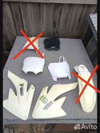 Пластик на crf70 питбайк