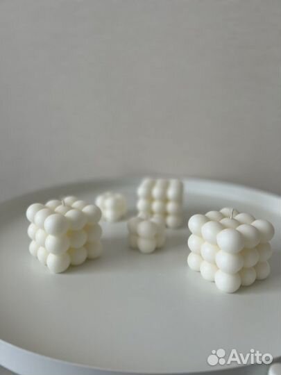 Свеча куб Bubble Gum