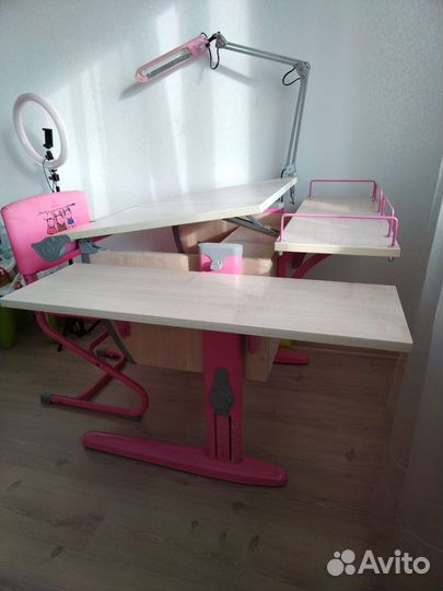 Растущая парта и стул деми