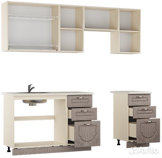 Кухонный гарнитур легенда-1 160 см Б6