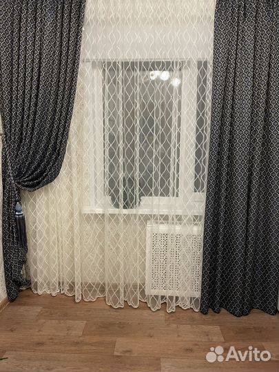Комплект шторы и тюль