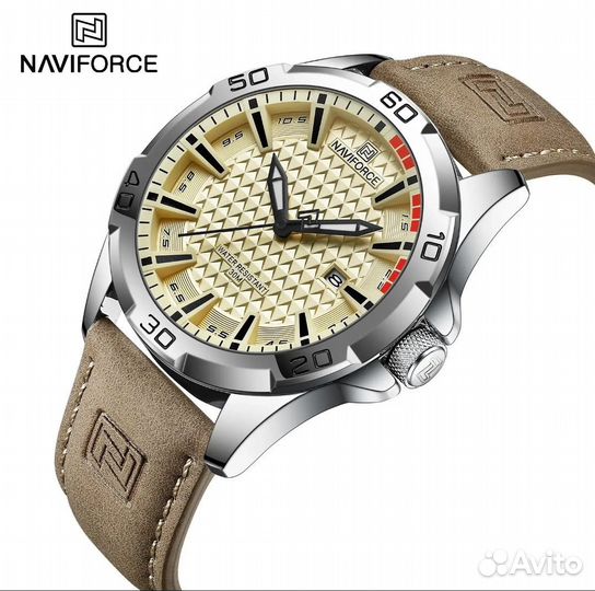Мужские кварцевые часы Naviforce, новые