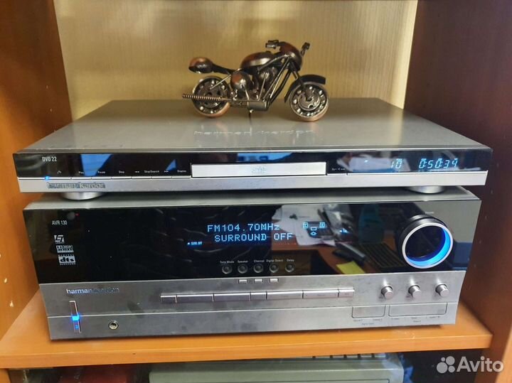 Ресивер Harman Kardon AVR130 +DVD22