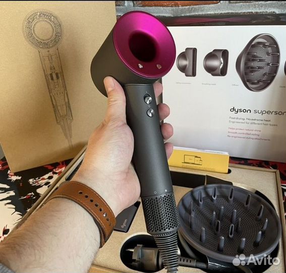 Фен Dyson hd03 фуксия