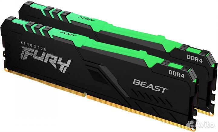 Оперативная память Kingston fury Beast RGB 16 гб