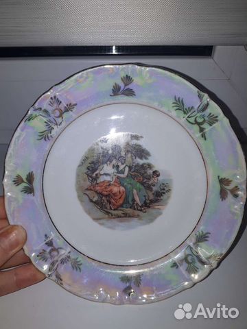 Германия гдр kahla тарелка 16см Мадонна сервиз