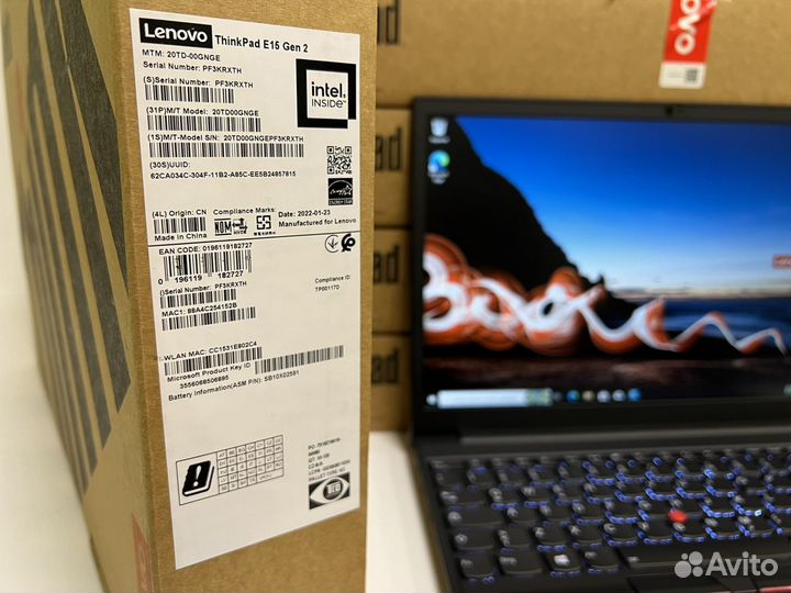 New ThinkPad E15 Gen 2 i5-11th 8GB DDR4 256GB NvME