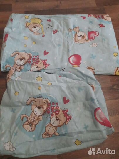 Простынь на детскую кроватку