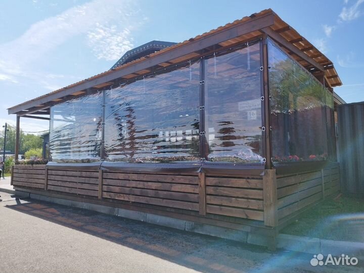 Мягкие окна на беседку, веранду, террасу