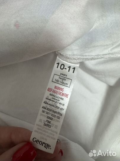 Футболка новая george для девочки 140-146