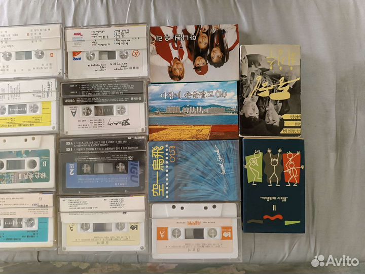Студийные кассеты80-90х Корея. 26 штук Цена за всё