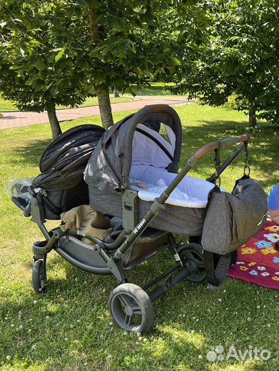 Коляска 2 в 1 для двойни и погодок FD-Design Zoom