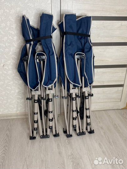 Раскладушка крепкая новая