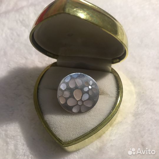 Кольцо серебро 925