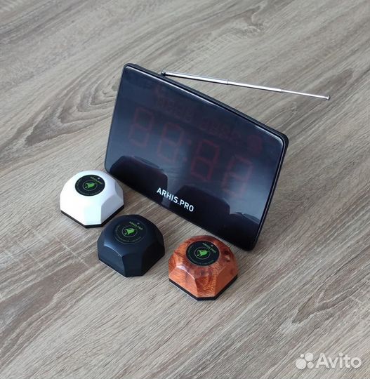 Кнопки вызова официанта модель Бургер и табло