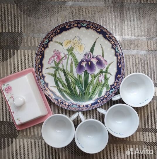 Симпатичная фарфорово-фаянсовая посуда. Ретро