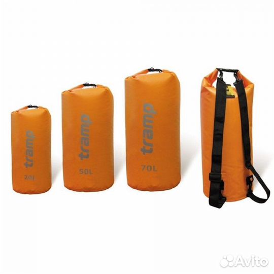 Tramp гермомешок пвх 70 л (оранжевый)