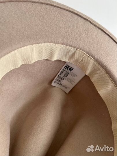 Шляпа женская федора h&m