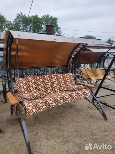 Садовые качели подвесные