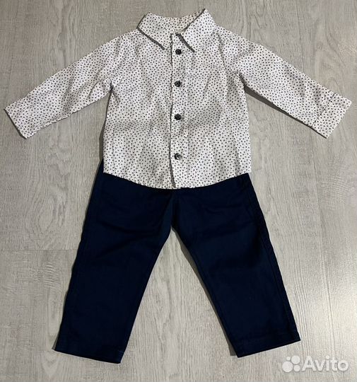 Костюм Carter’s на мальчика 80 Рубашка/брюки