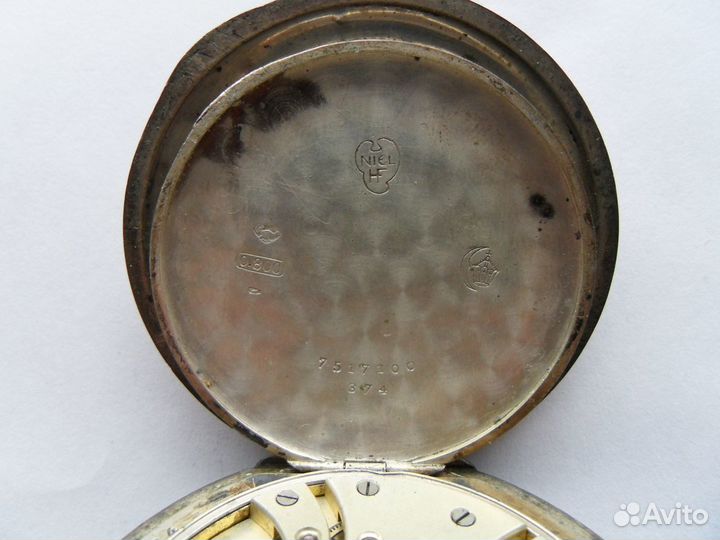 Часы серебряные старинные