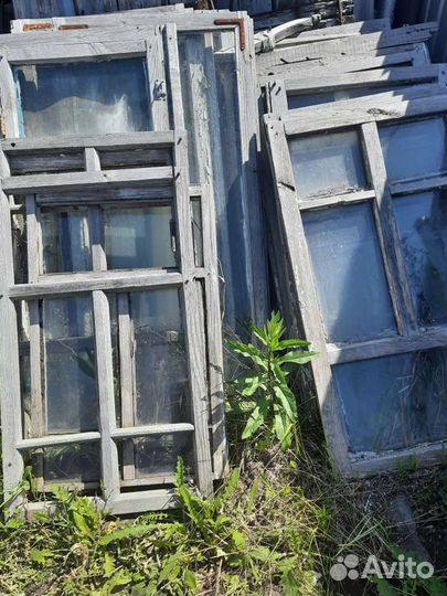 Деревянные оконные рамы бу