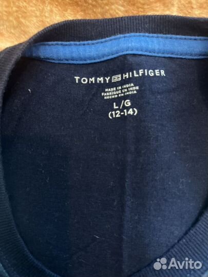 Tommy hilfiger футболка оригинал в идеале 12/13