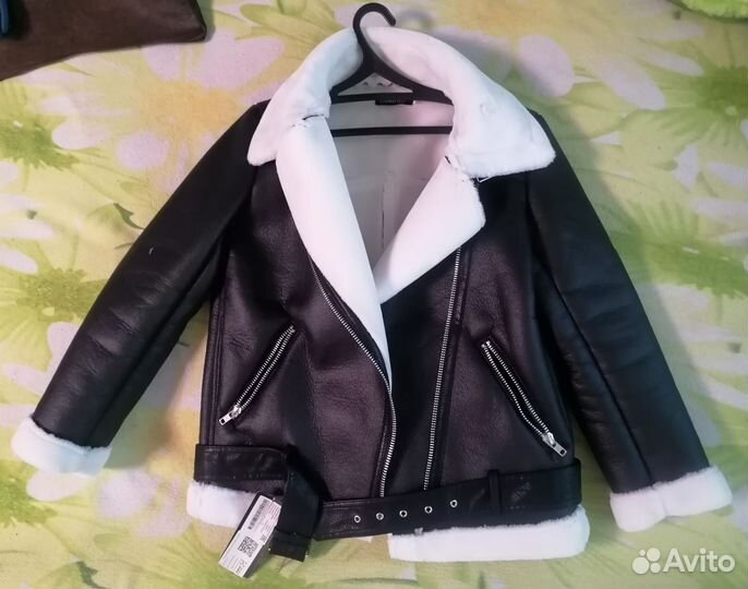 Куртка тёплая зимняя Дубленка женская 46 размер