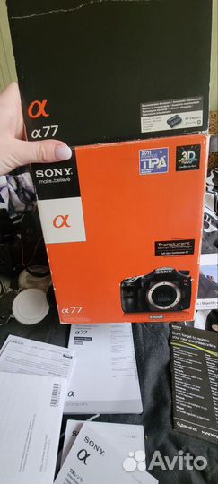 Зеркальный фотоаппарат sony a77