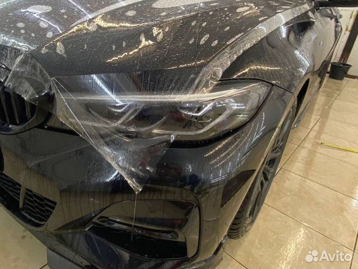 Обклейка пленкой бампер, капот, крылья