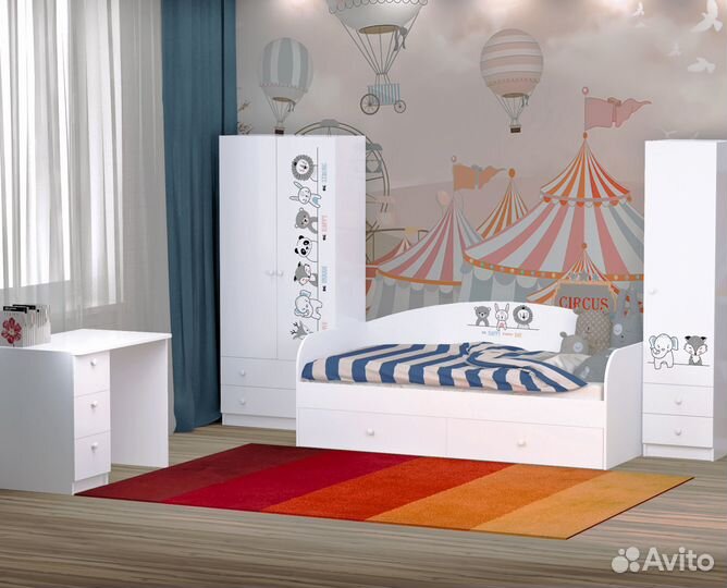 Детская Кровать 180x80 Хеппи