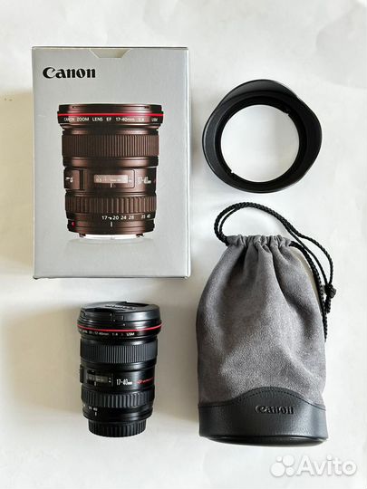 Объектив canon EF 17-40 L USM