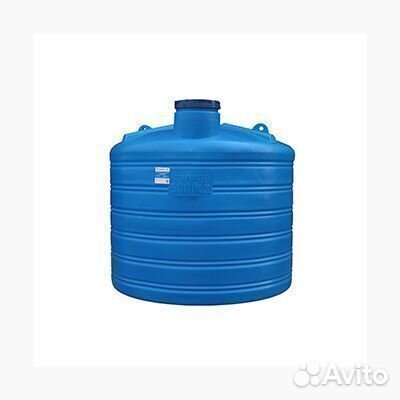 Бочка пластиковая 5000 л для жидкостей (вертикальн