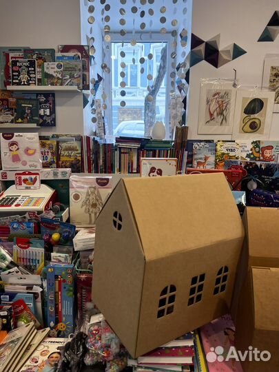 Картонные домики коробки упаковка