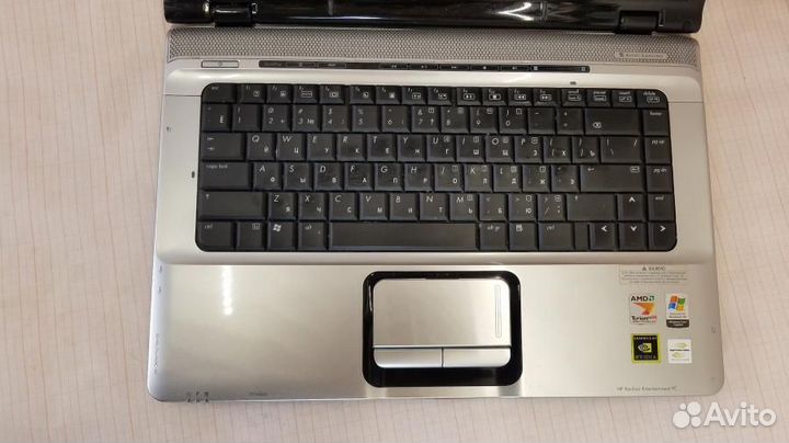 Ноутбук HP Pavilion dv6000 (dv6147eu), без бп, б/у