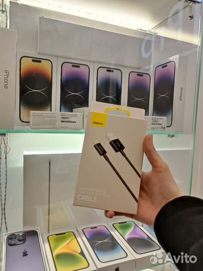 Кабель Baseus Cafule Series Metal Data Cable