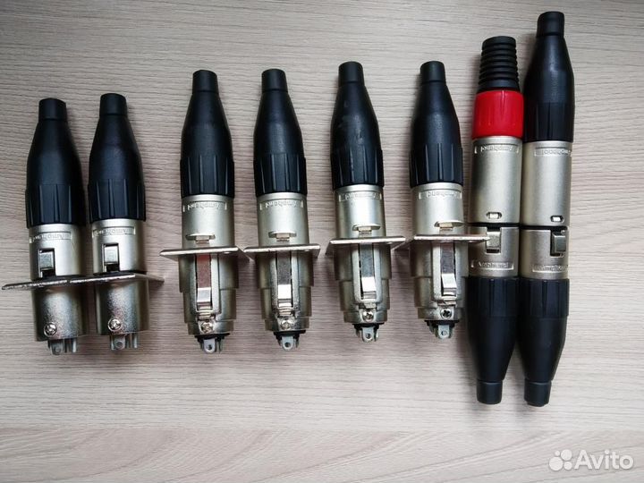 Аудио разъемы XLR Amphenol 3 контакт