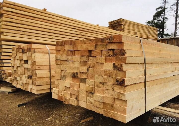 Брус обрезной гост