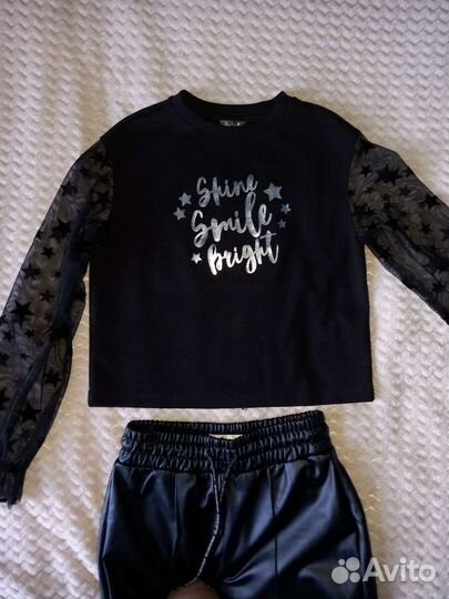 Блузка и брюки для девочки 8 лет